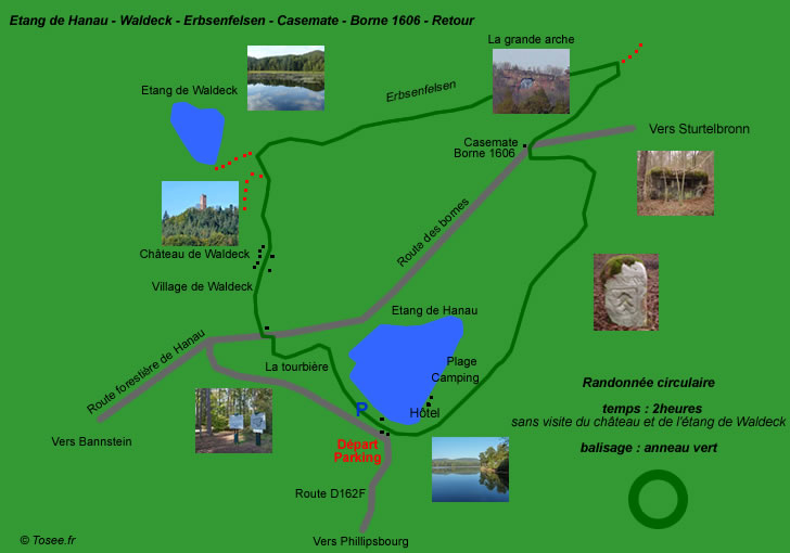 randonn&eacute;e 2h autour du l'&eacute;tang de hanau